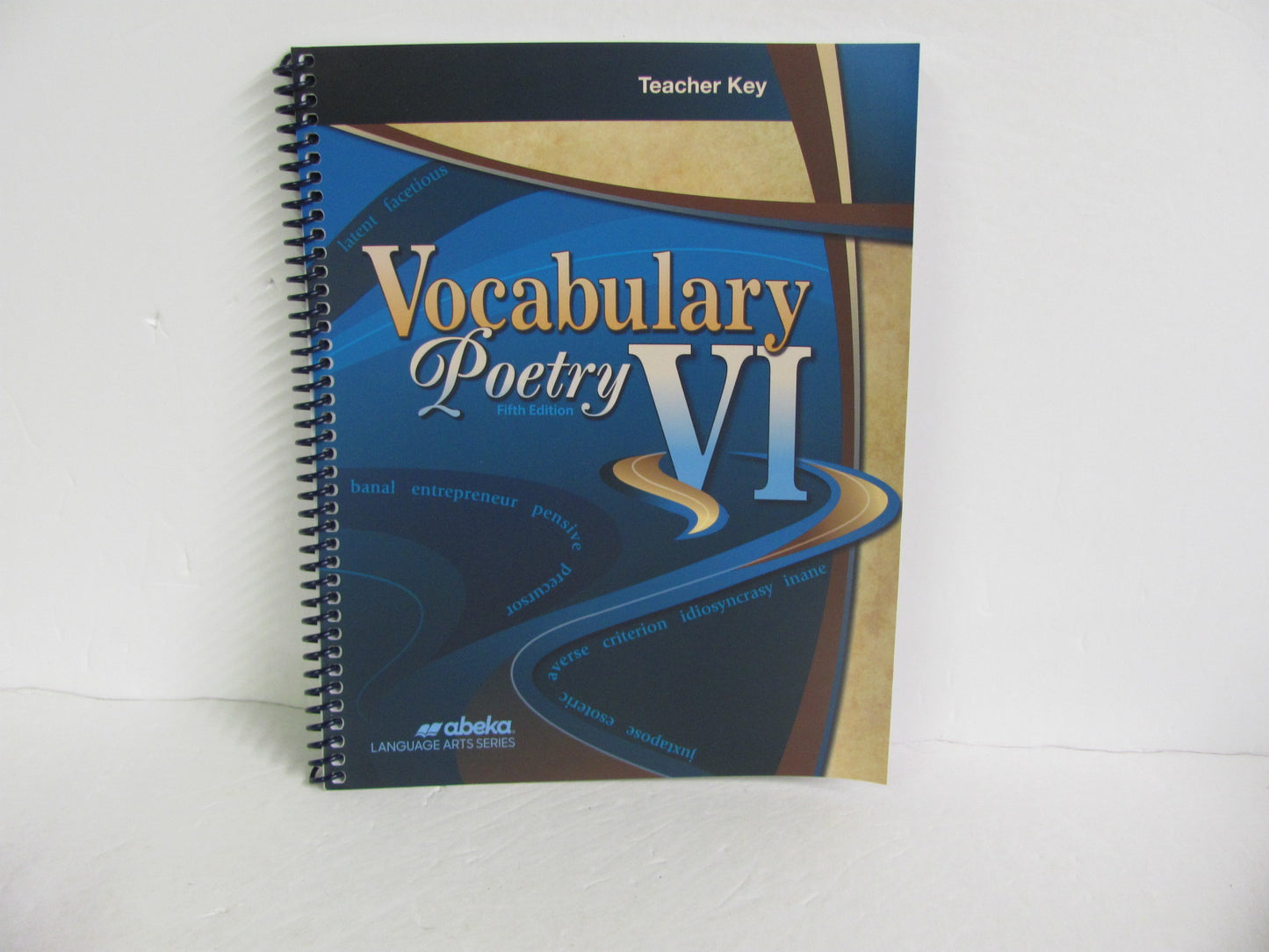 Vocabulary Poetry VI Abeka Teacher Key  Pre-Owned 12th Grade Language Textbooks