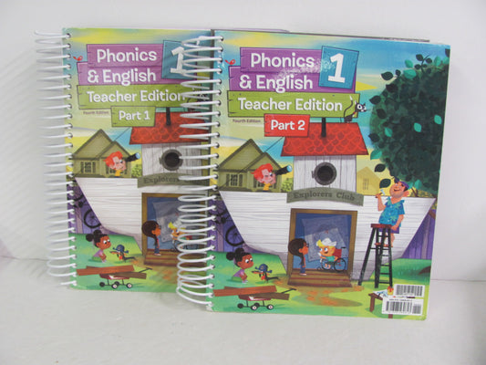 Phonics & English 1 BJU Press Teacher Edition  Pre-Owned Language Textbooks