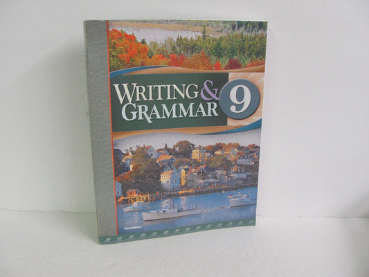 Writing & Grammar BJU Press Workbook  Pre-Owned 9th Grade Language Textbooks