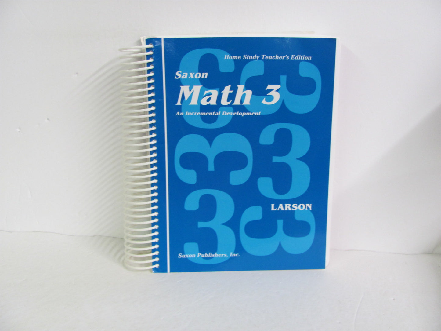 Math 3 Saxon Teacher Edition  Pre-Owned Larson 3rd Grade Mathematics Textbooks