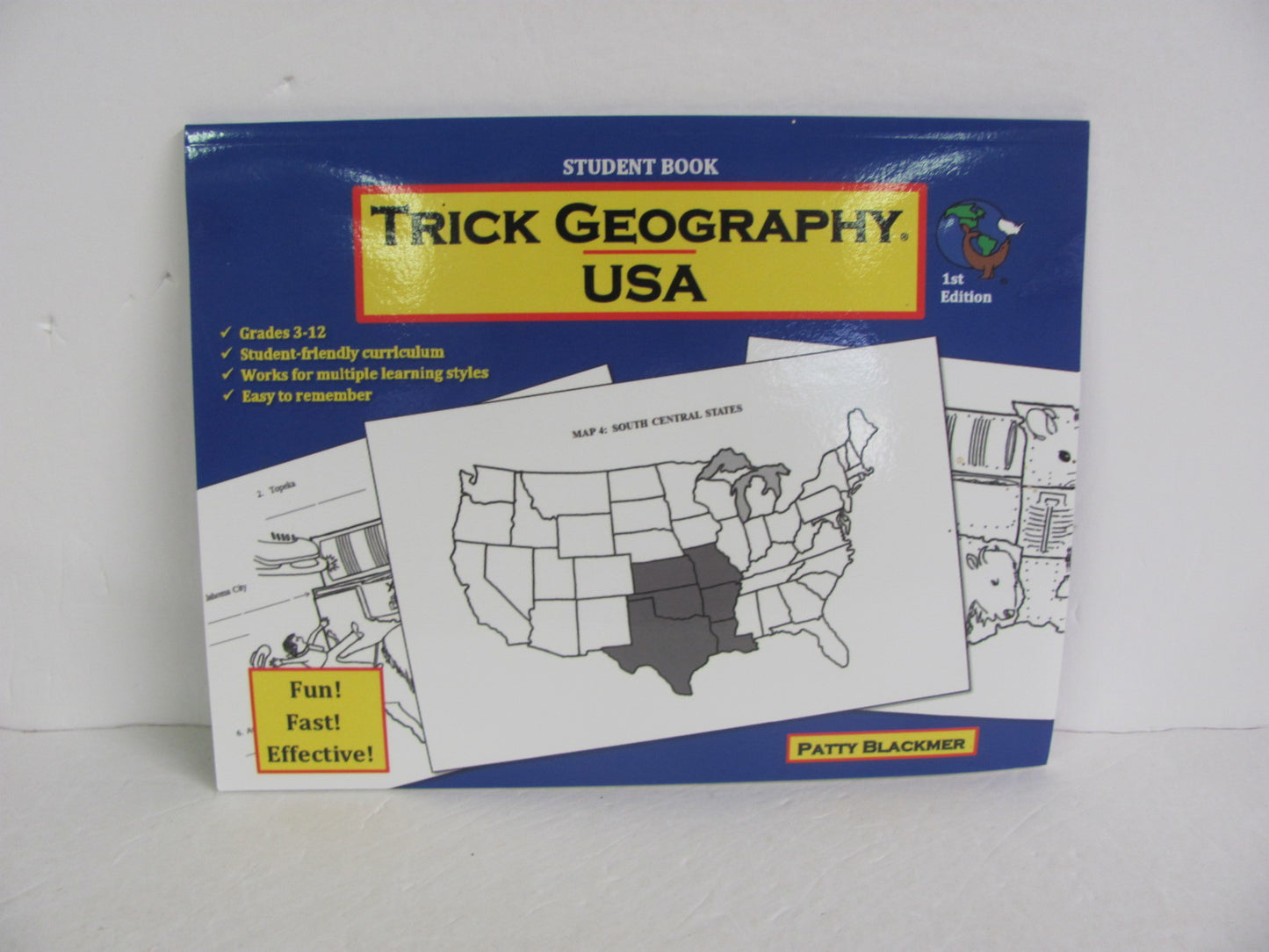 Trick Geography USA Blackmer Press Student Book Pre-Owned Geography Books