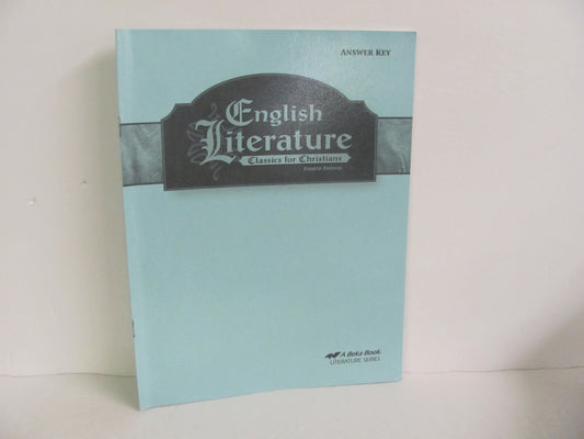 English Literature Abeka Answer Key  Pre-Owned 12th Grade Reading Textbooks