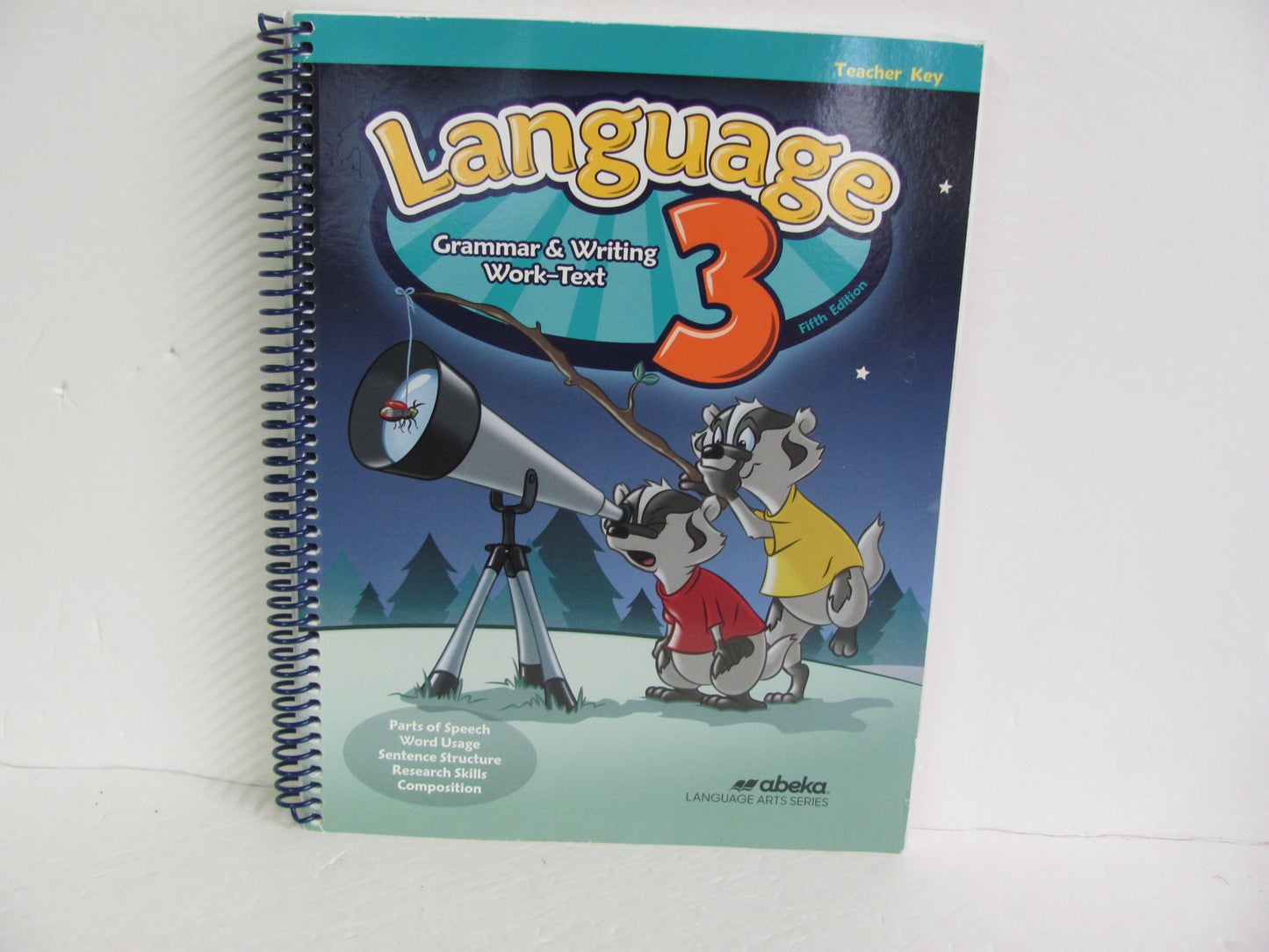 Language 3 Abeka Teacher Key  Pre-Owned 3rd Grade Language Textbooks