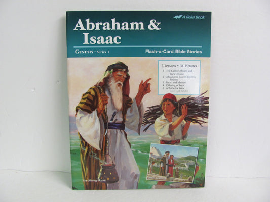 Abraham & Isaac Abeka Flash A Card Pre-owned Elementary Bible Textbooks