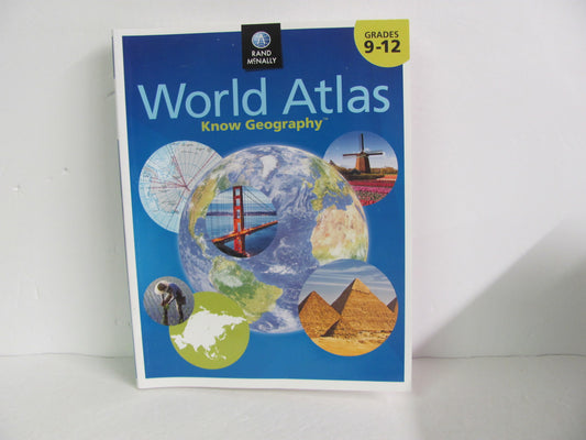 World Atlas Rand McNally Pre-Owned High School Geography Books