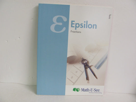 Epsilon Math U See Tests  Pre-Owned Demme Elementary Mathematics Textbooks