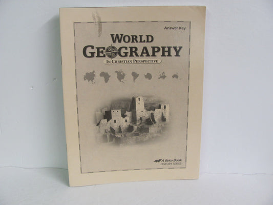 World Geography Abeka Answer Key  Pre-Owned 9th Grade History Textbooks