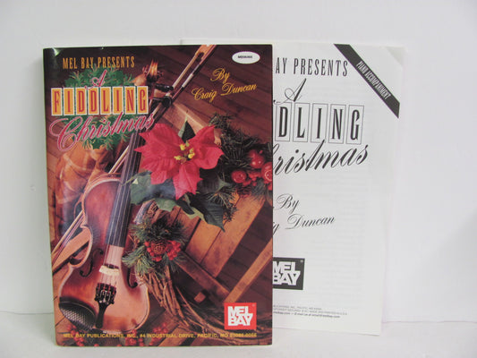 A Fiddling Christmas Mel Bay Pre-Owned Duncan Music Education Books