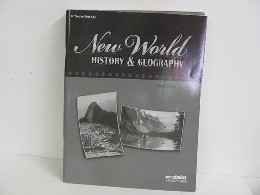 New World History Abeka Test Key Pre-Owned 6th Grade History Textbooks