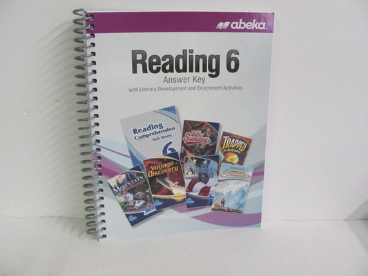 Reading 6 Abeka Answer Key  Pre-Owned 6th Grade Reading Textbooks