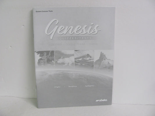 Genesis Abeka Quizzes/Tests  Pre-Owned 12th Grade Bible Textbooks