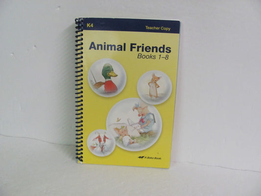 Animal Friends Abeka Set  Pre-Owned Preschool Reading Textbooks