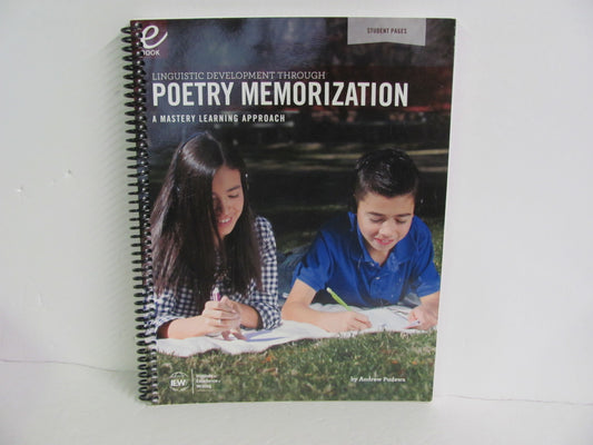 Poetry Memorization IEW Student Book Pre-Owned Pudewa Classical Conversations