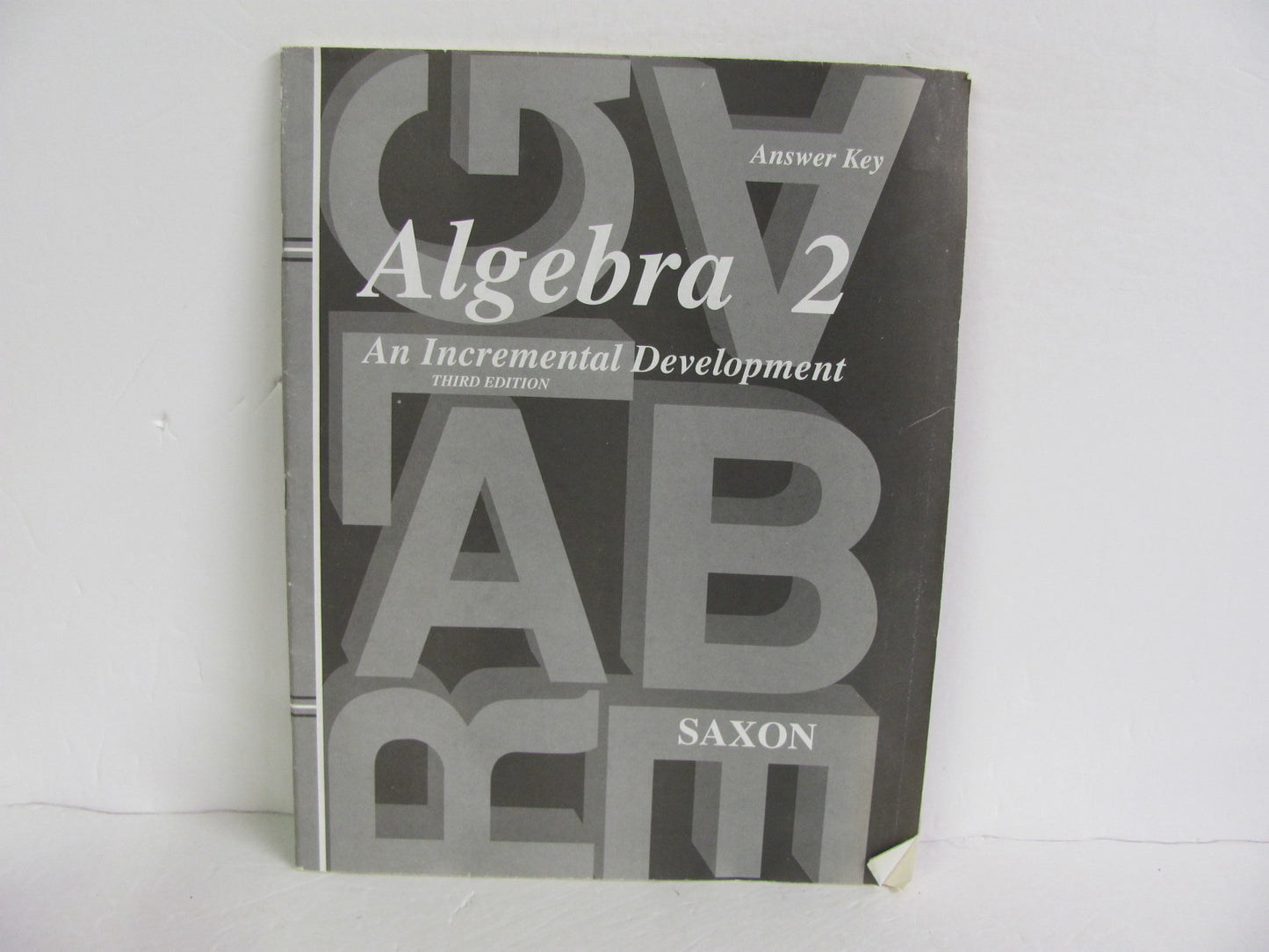 Algebra 2 Saxon Answer Key  Pre-Owned High School Mathematics Textbooks