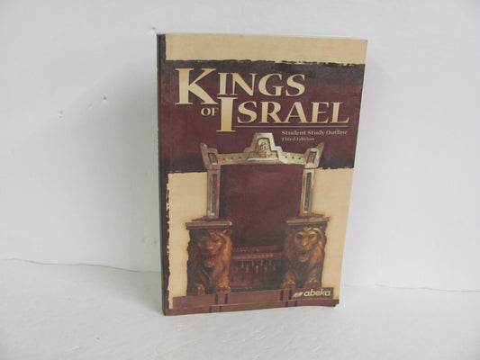 Kings of Israel Abeka Student Book Pre-Owned 9th Grade Bible Textbooks