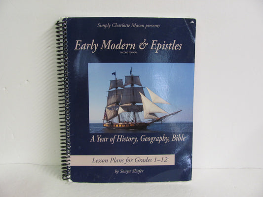 Early Modern & Epistles Simply Charlotte Mason Shafer Unit Study Books