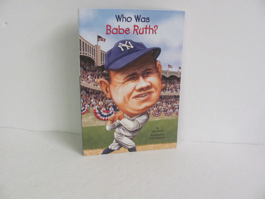 Who Was Babe Ruth? Whohq Pre-Owned Holub Elementary Fiction Books