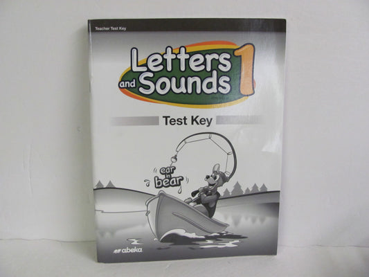 Letters and Sounds 1 Abeka Test Key Pre-Owned 1st Grade Language Textbooks