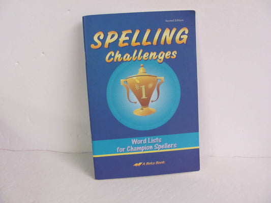 Spelling Challenges Abeka Elementary Spelling/Vocabulary Books