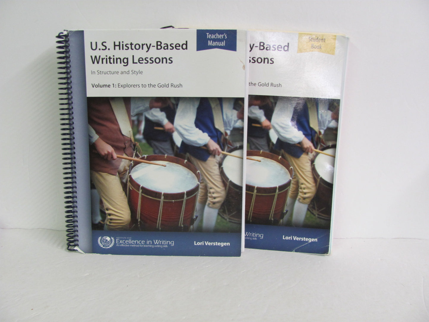 U S History Based Writing Lessons IEW Set  Pre-Owned Creative Writing Books