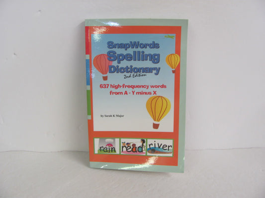 Snap Words Spelling Dictionary Child1st Pub Pre-Owned Spelling/Vocabulary Books