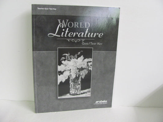 World Literature Abeka Quiz/Test Key  Pre-Owned 10th Grade Reading Textbooks