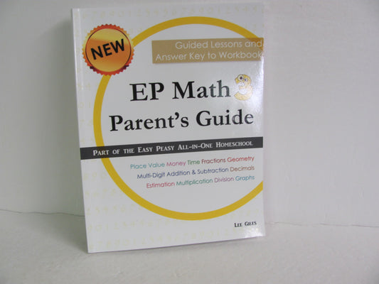 EP Math 3 Easy Peasy Parent Guide/Daily Lesson Pre-Owned Mathematics Textbooks