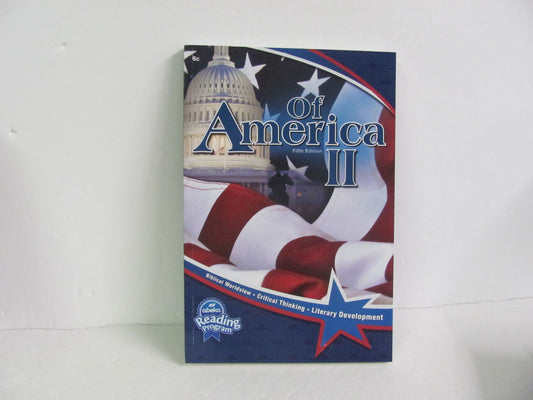 Of America II Abeka Student Book Pre-Owned 6th Grade Reading Textbooks