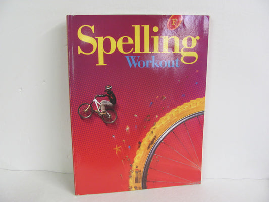 Spelling Workout F SAVVAS Student Book Pre-Owned Spelling/Vocabulary Books