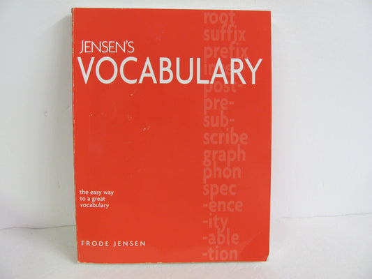 Jensen's Vocabulary Wordsmith Workbook  Pre-Owned Spelling/Vocabulary Books