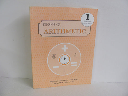 Beginning Arithmetic Rod & Staff Workbook  Pre-Owned Mathematics Textbooks