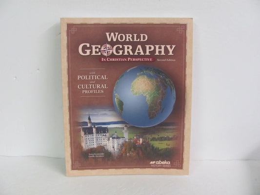 World Geography Abeka Student Book Pre-Owned 9th Grade History Textbooks