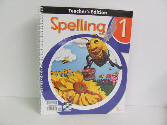 Spelling 1 BJU Press Teacher Edition  Pre-Owned Spelling/Vocabulary Books