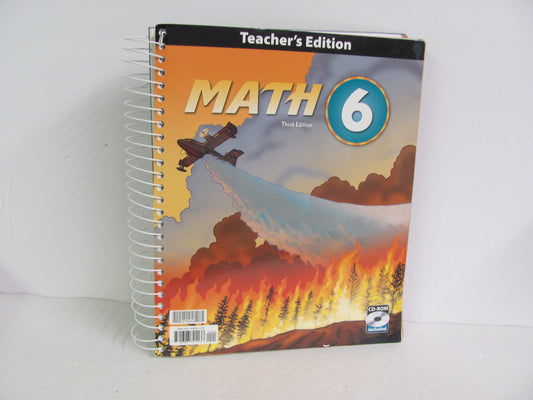 Math 6 BJU Press Teacher Edition  Pre-Owned 6th Grade Mathematics Textbooks