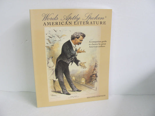 Words Aptly Spoken American Literat Pre-Owned Classical Conversations