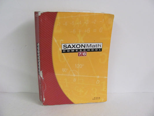 Math 76 Saxon Student Book Pre-Owned 6th Grade Mathematics Textbooks