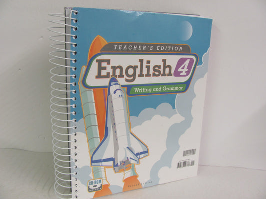 English 4 BJU Press Teacher Edition  Pre-Owned 4th Grade Language Textbooks