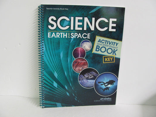 Earth and Space Abeka Activity Key Pre-Owned 8th Grade Science Textbooks