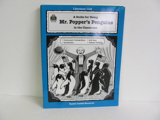 Mr Popper's Peng Teacher Created Literature Unit  Pre-Owned Fiction Books