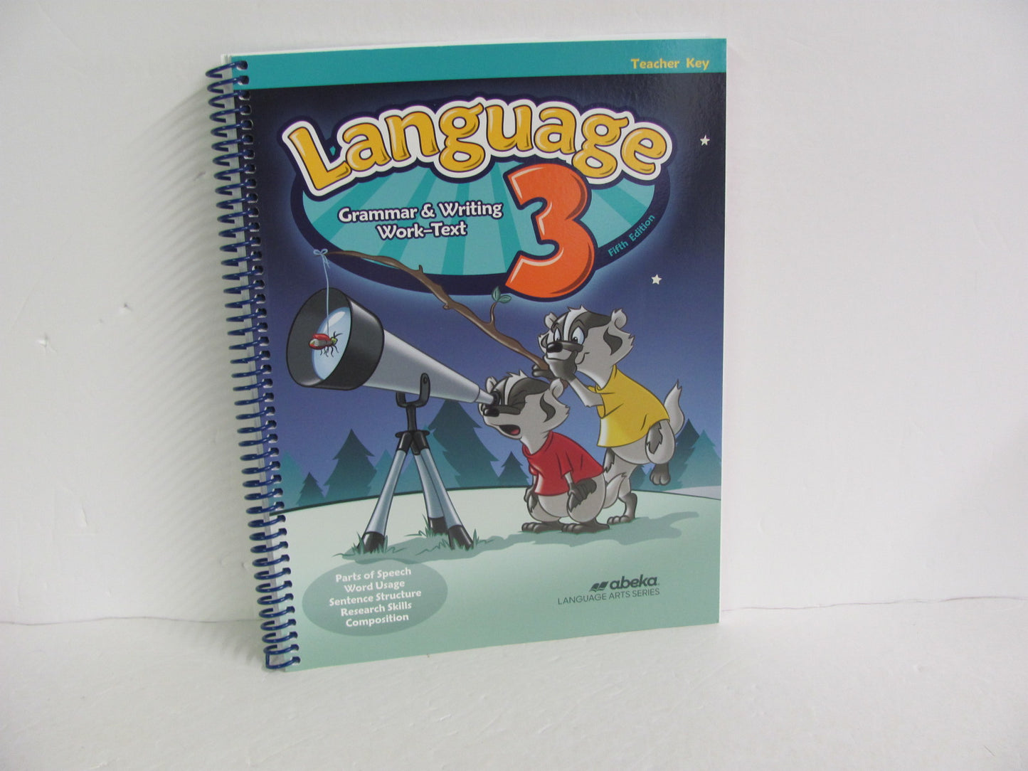 Language 3 Abeka Teacher Key  Pre-Owned 3rd Grade Language Textbooks