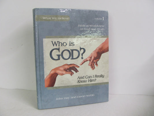 Who Is God? Volume 1 Apologia Student Book Pre-Owned Hay Bible Textbooks