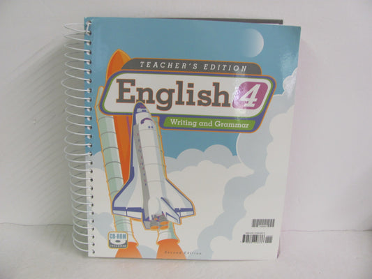 English 4 BJU Press Teacher Edition  Pre-Owned 4th Grade Language Textbooks