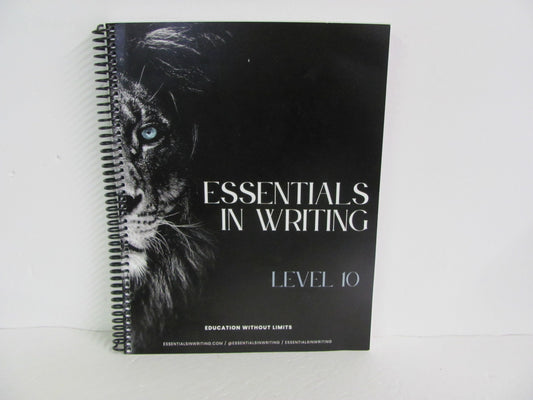 Essentials in Writing Workbook  Pre-Owned 10th Grade Creative Writing Books