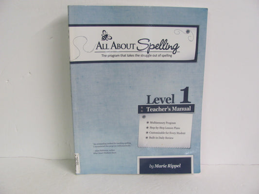 All About Spelling Level 1 All About Learning Rippel Spelling/Vocabulary Books