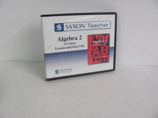 Algebra 2 Saxon Teacher CD-Rom  Pre-Owned Saxon Mathematics Textbooks