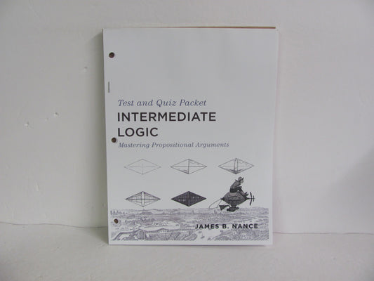 Intermediate Logic Canon Press Tests  Pre-Owned High School Logic Books