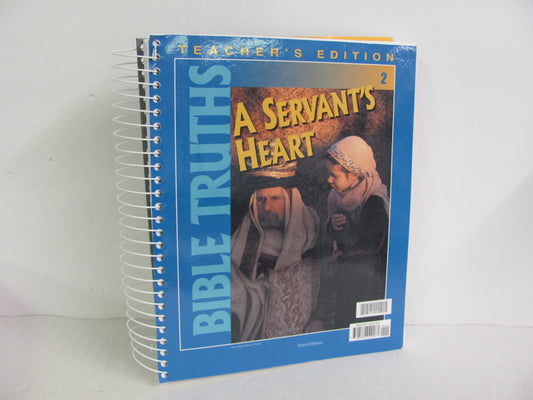 A Servant's Heart BJU Press Teacher Edition  Pre-Owned 2nd Grade Bible Textbooks