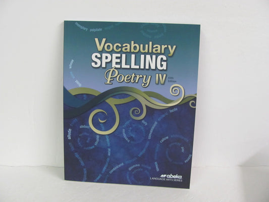 Vocabulary Spelling Poetry IV Abeka 10th Grade Space/Astronomy Books