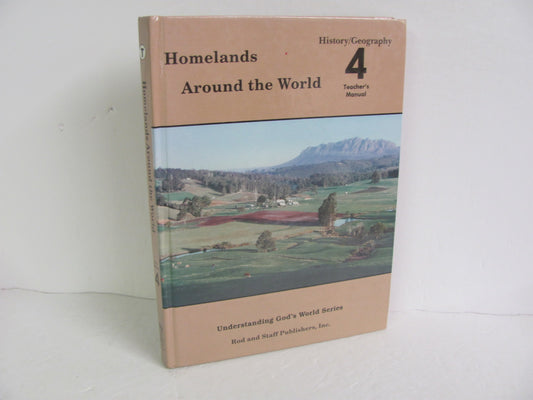 Homelands Around the World Rod & Staff 4th Grade History Textbooks