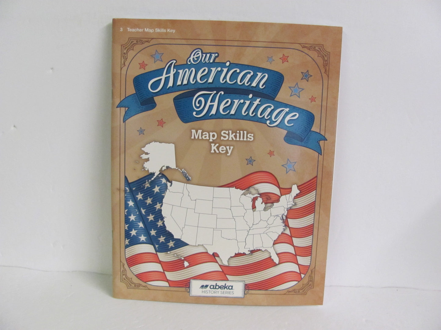 Our American Heritage Abeka Map Skills Key  Pre-Owned History Textbooks